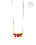 Collar Sagrados Corazones dorado