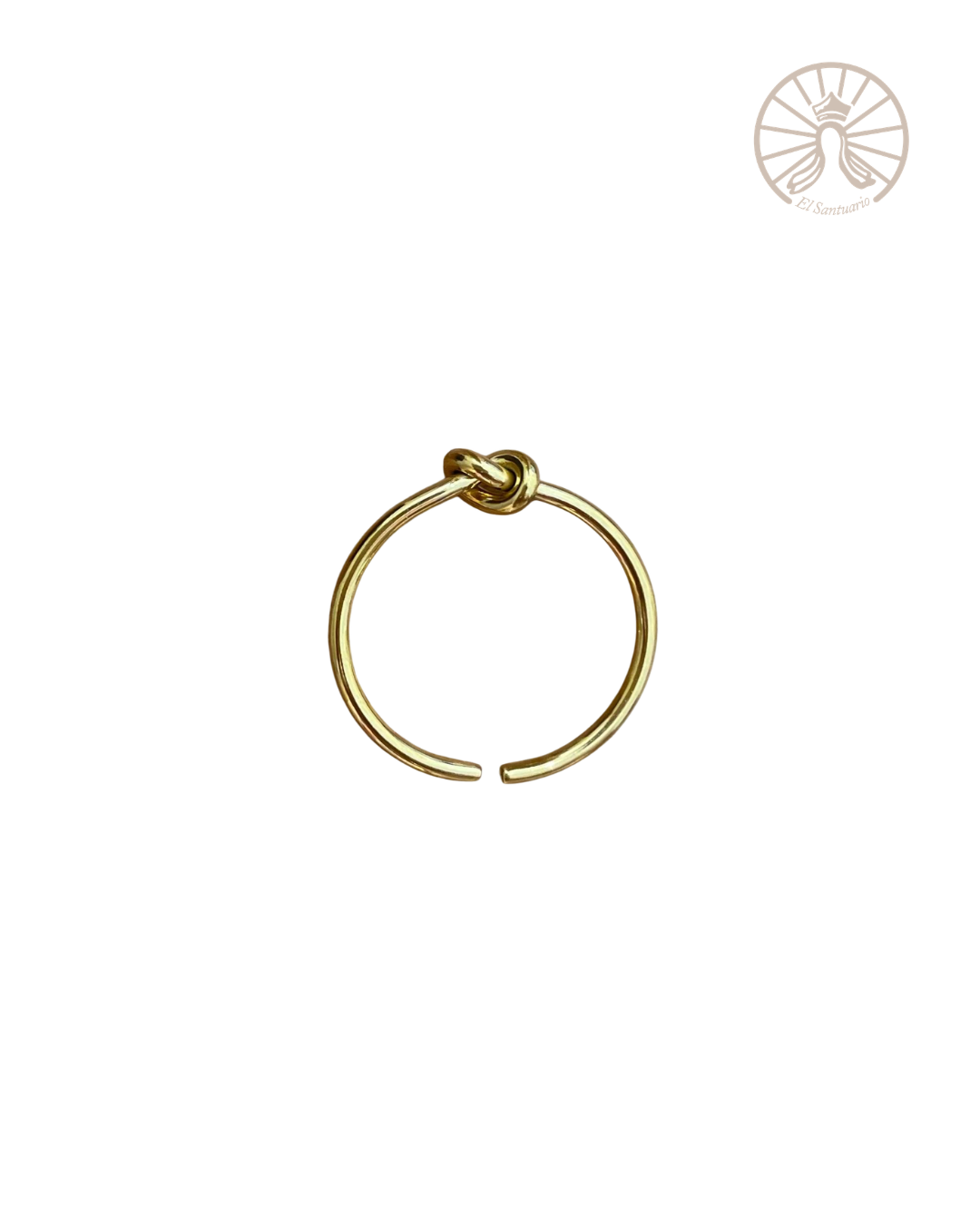 Anillo con nudo [dorado]