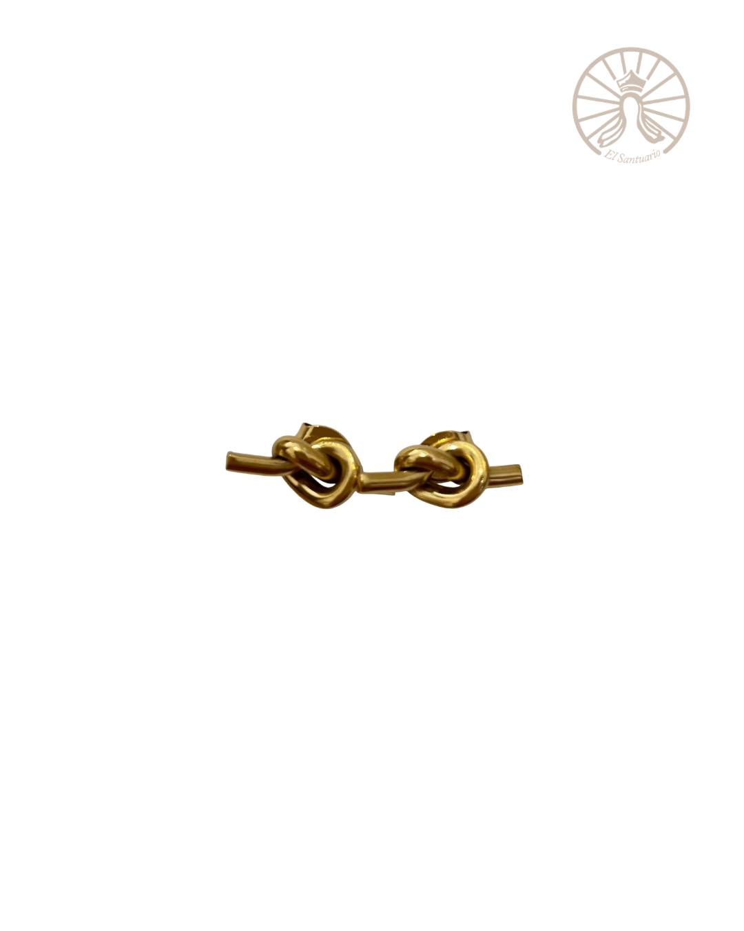 Aretes nudo [dorado]