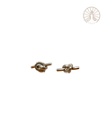 Aretes nudo [plateado]