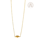Collar con nudo (dorado)