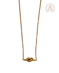 Collar con nudo [dorado]