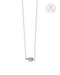 Collar con Nudo (plateado)