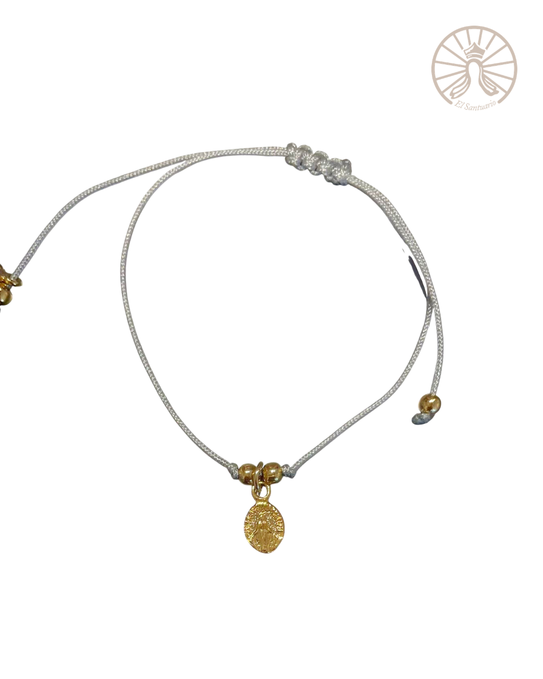 Pulsera Medalla Milagrosa (Gris)