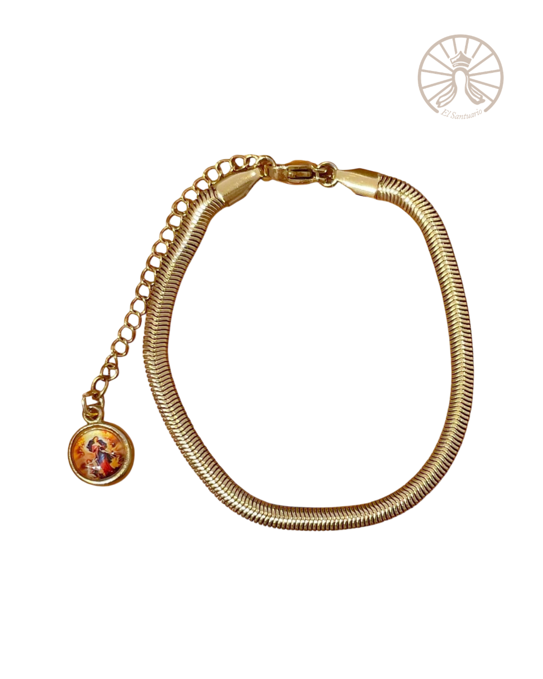 Pulsera dije colgante Virgen Desatanudos
