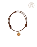 Pulsera Virgen Desatanudos [café]