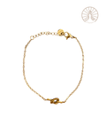 Pulsera con nudo [dorada]