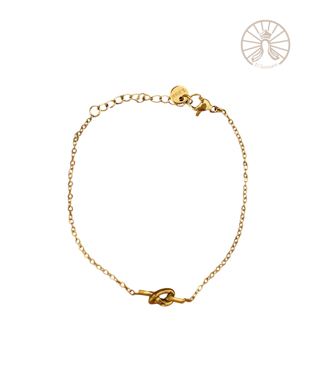 Pulsera con nudo [dorada]